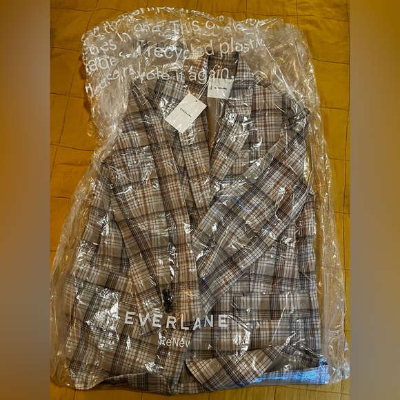 NWT Everlane The Oversized Blazer in Buttersmooth W's 12 - Picture 2 of 10